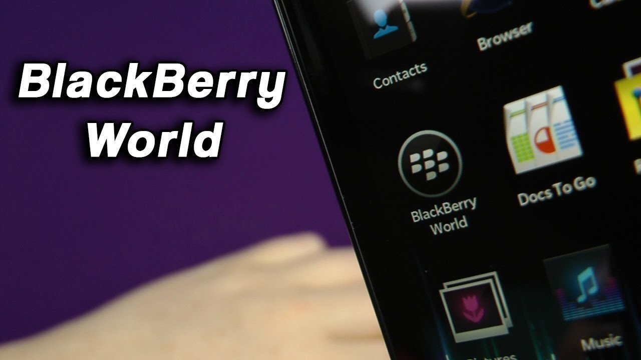 Установка из BlackBerry World